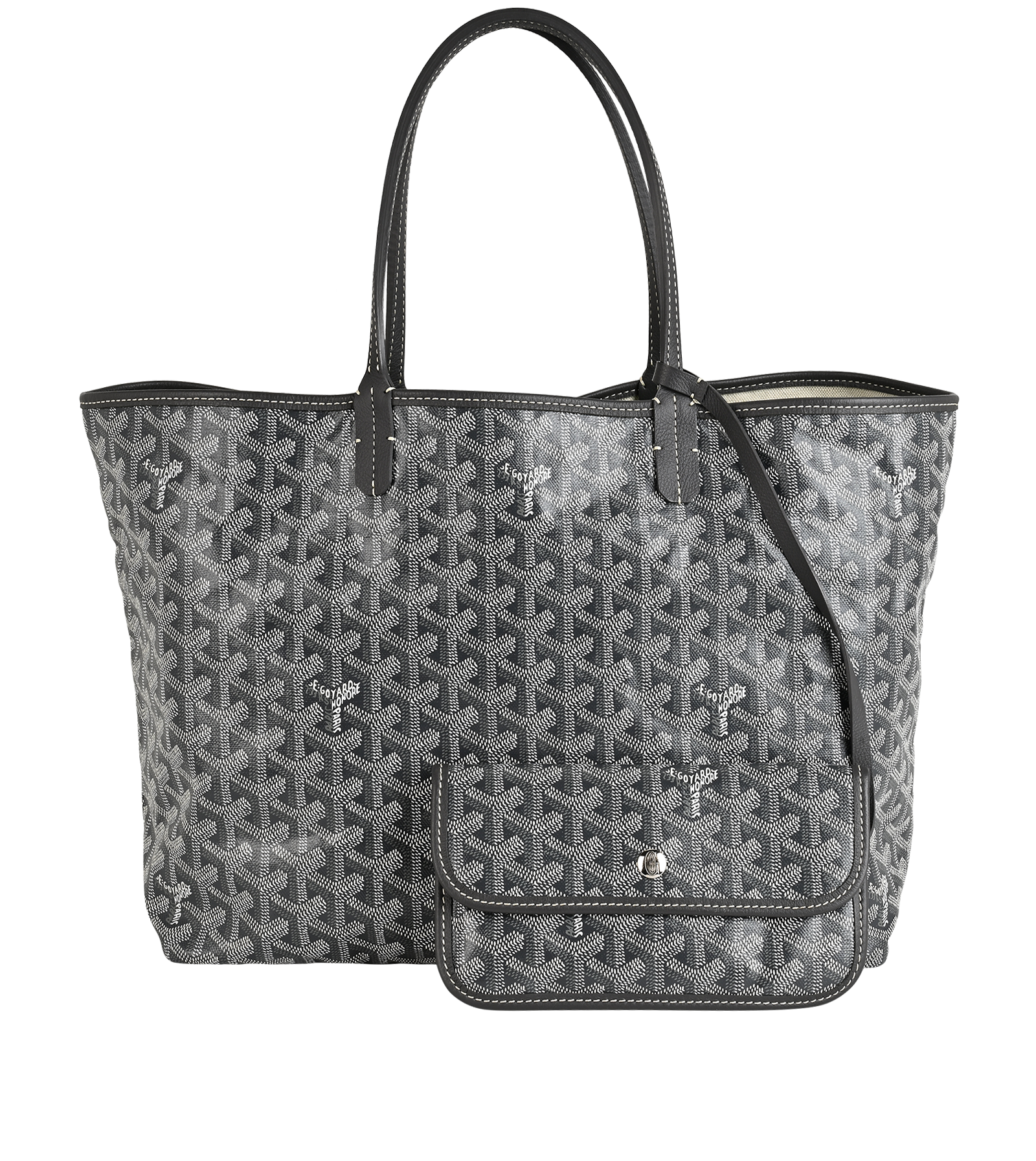 St Louis PM, &pound;1,800, Handbags, Grey, Canvas, Other view